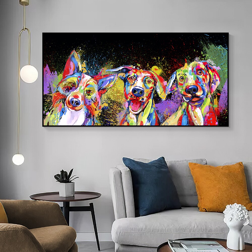 CORX Designs - Colorful Dogs Canvas Art - Review