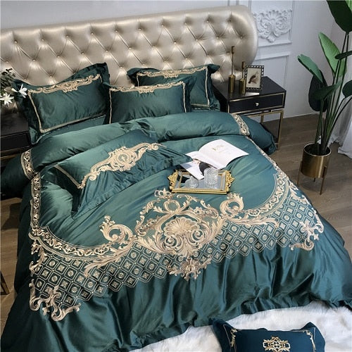 CORX Designs - Sylvan Damask Sateen Duvet Cover Bedding Set - Review