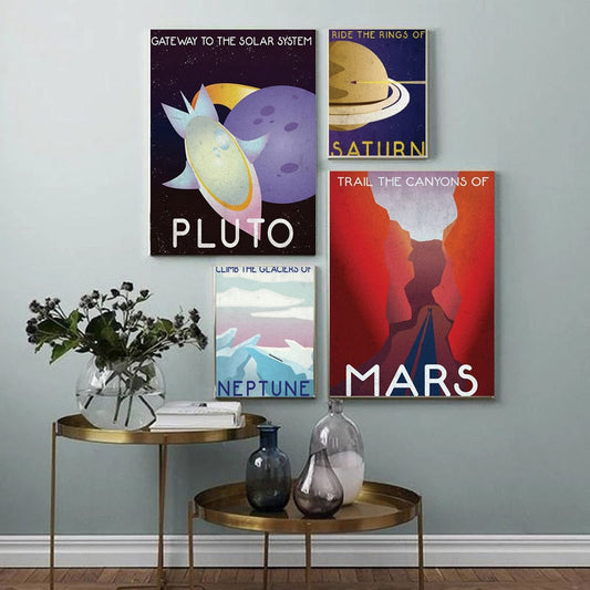 CORX Designs - Cartoon Space Planet Canvas Art - Review