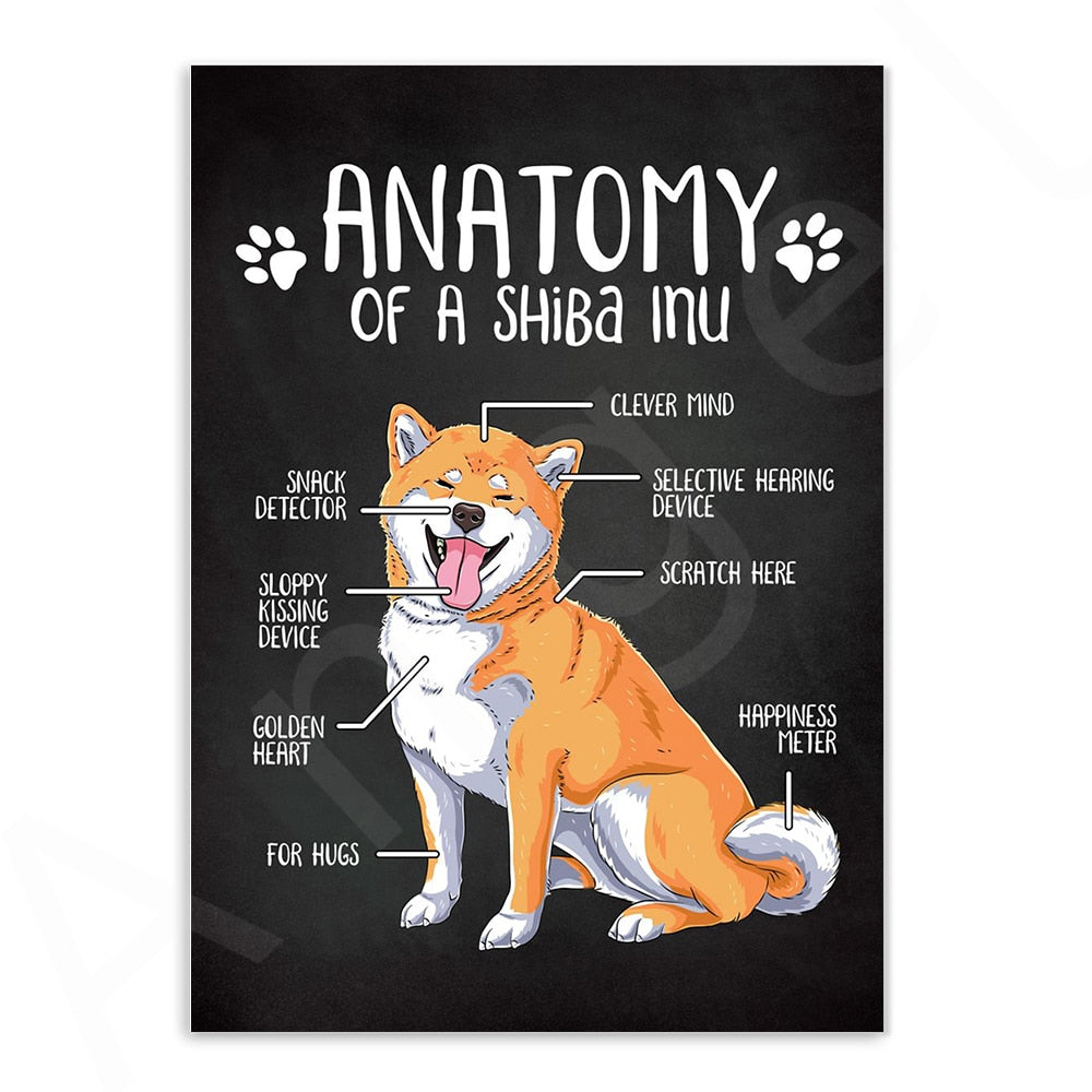 CORX Designs - Anatomy of Dogs Canvas Art - Review