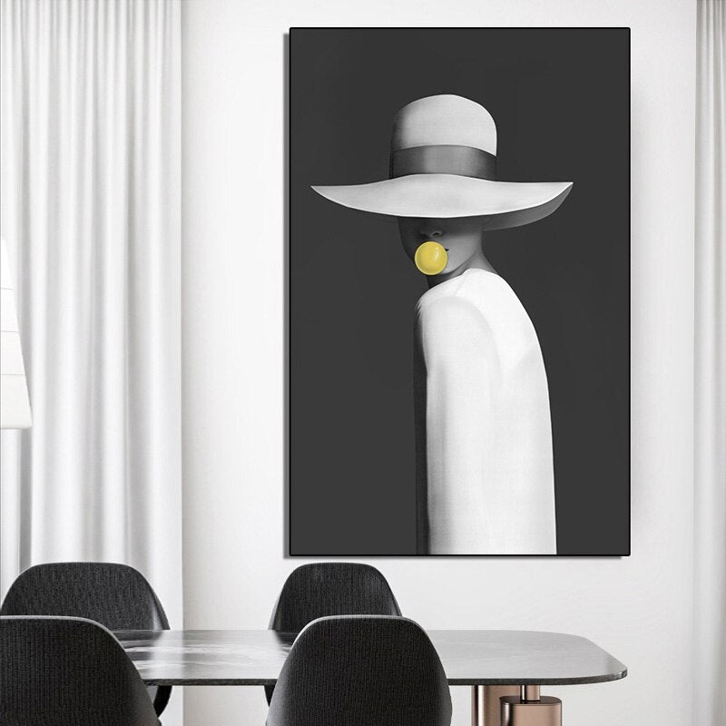 CORX Designs - Fashion Yellow Bubble Woman Canvas Art - Review