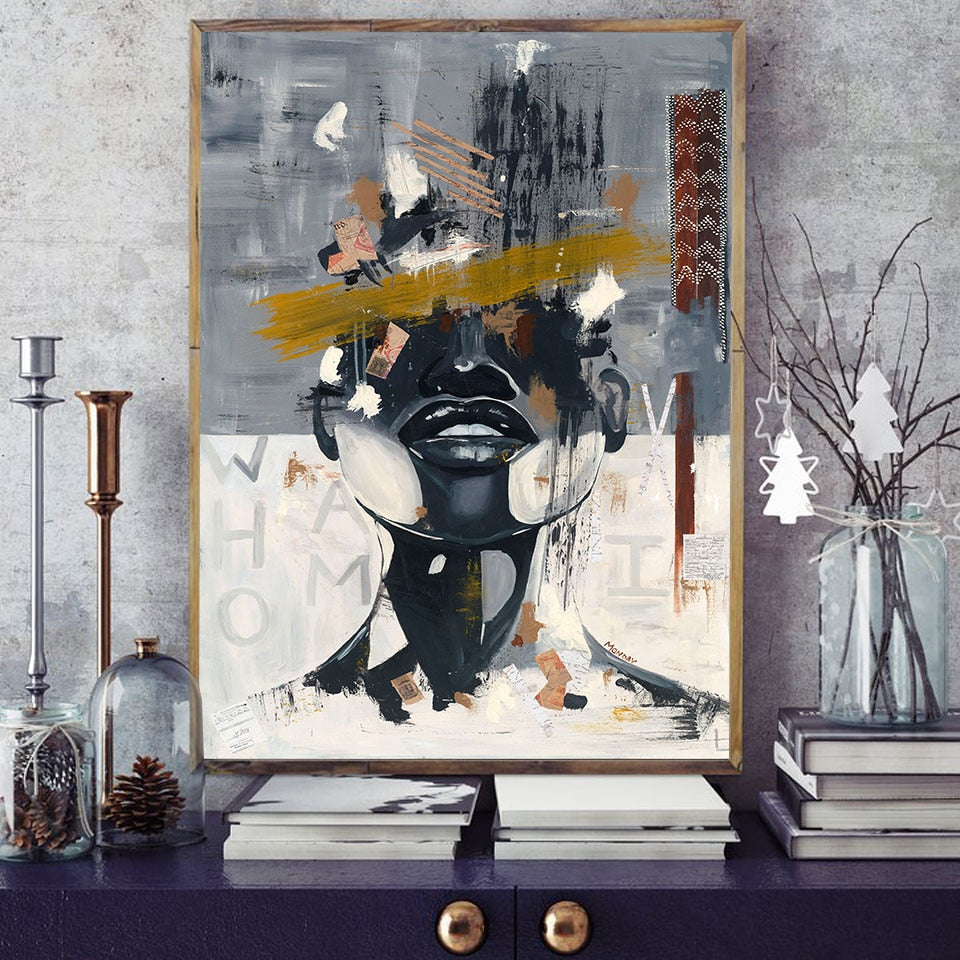 CORX Designs - Abstract Silver Woman Head Canvas Art - Review