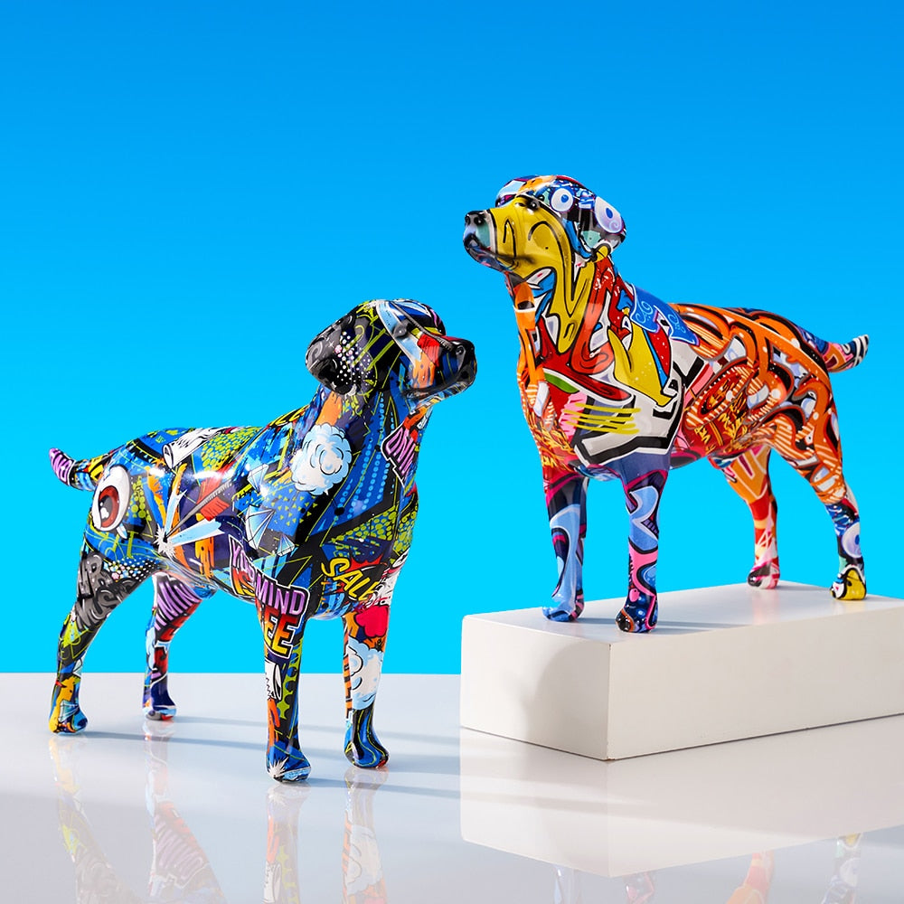 CORX Designs - Graffiti Labrador Resin Statue - Review