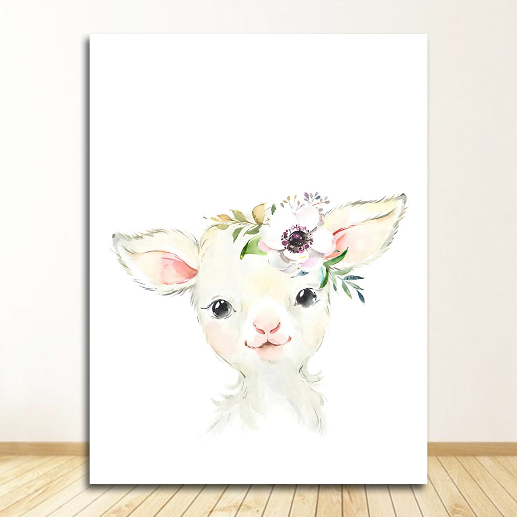 CORX Designs - Cute Animal Nursery Wall Canvas Art - Review
