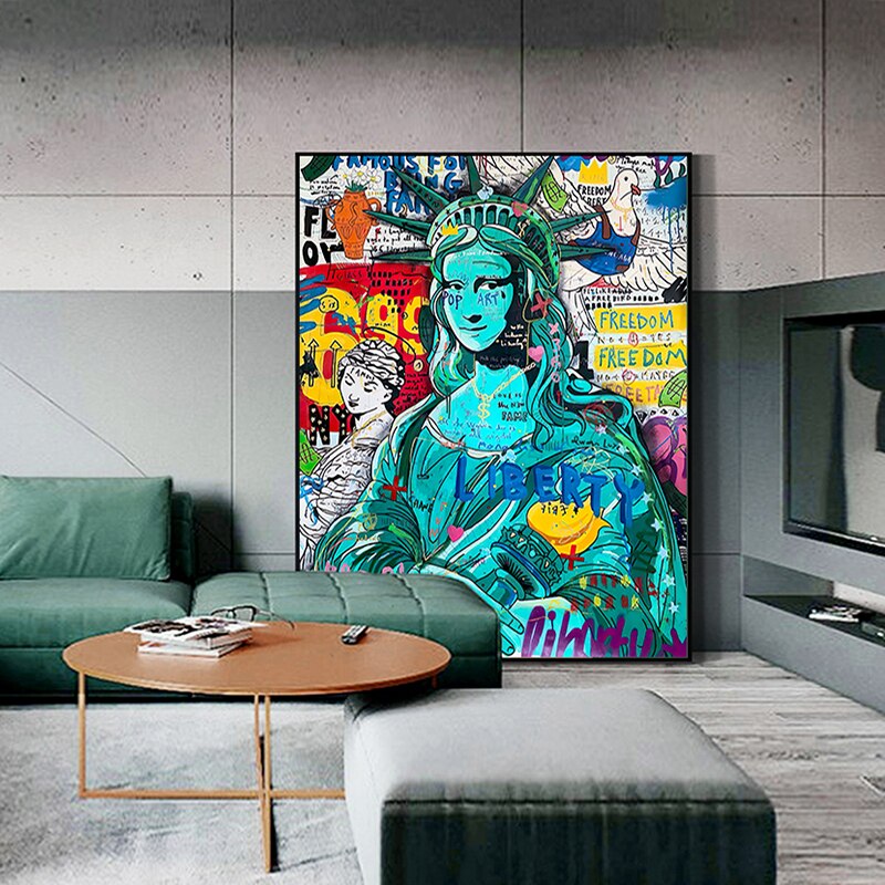 CORX Designs - Graffiti Statue Of Liberty Canvas Art - Review