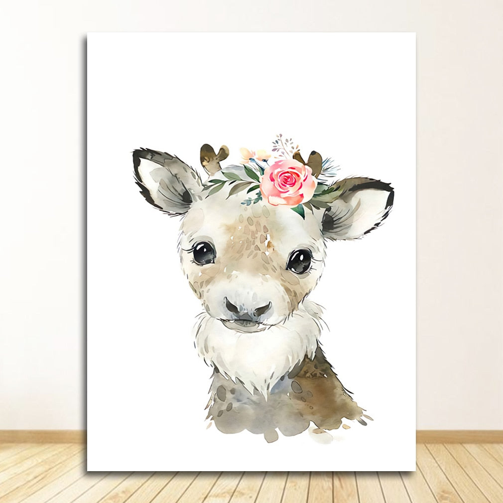 CORX Designs - Cute Animal Nursery Wall Canvas Art - Review