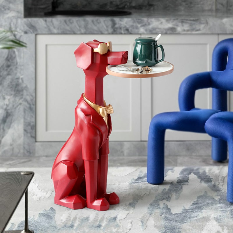 CORX Designs - Sitting Dog Tray Statue - Review