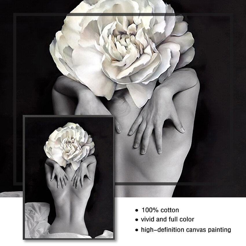 CORX Designs - Woman Flower Head Canvas Art - Review