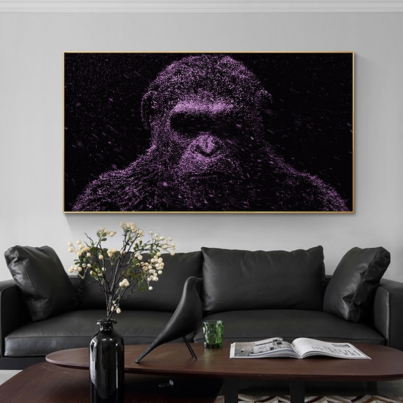 CORX Designs - Purple Orangutan Canvas Art - Review
