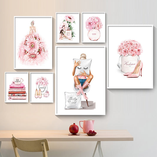 CORX Designs - Pink Fashion Wall Art Canvas - Review