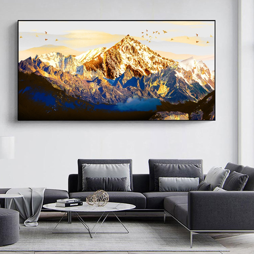 CORX Designs - Golden Mountain Canvas Art - Review