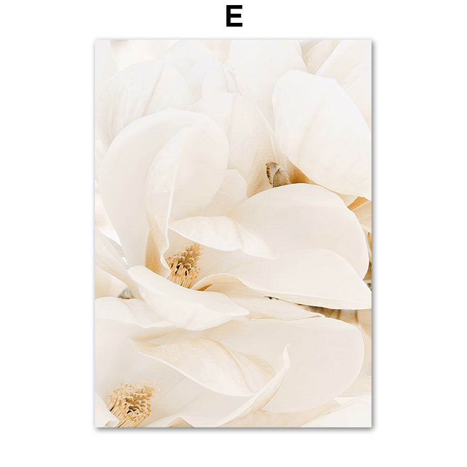 CORX Designs - Beige Floral Rose Dahlia Palm Leaf Book Canvas Art - Review