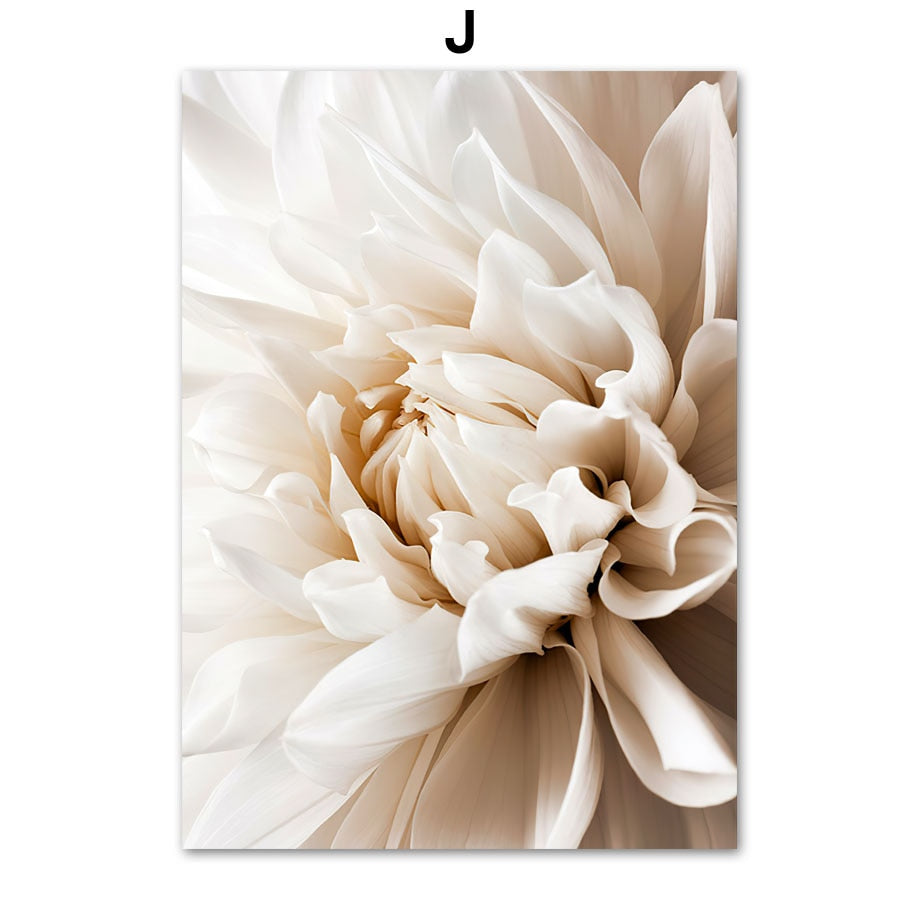 CORX Designs - Beige Floral Rose Dahlia Palm Leaf Book Canvas Art - Review