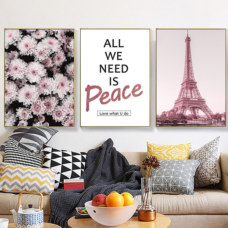 CORX Designs - Pink European Cities Canvas Art - Review