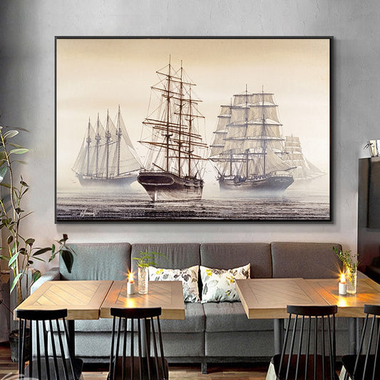 CORX Designs - Vintage Ship Oil Painting Canvas Art - Review