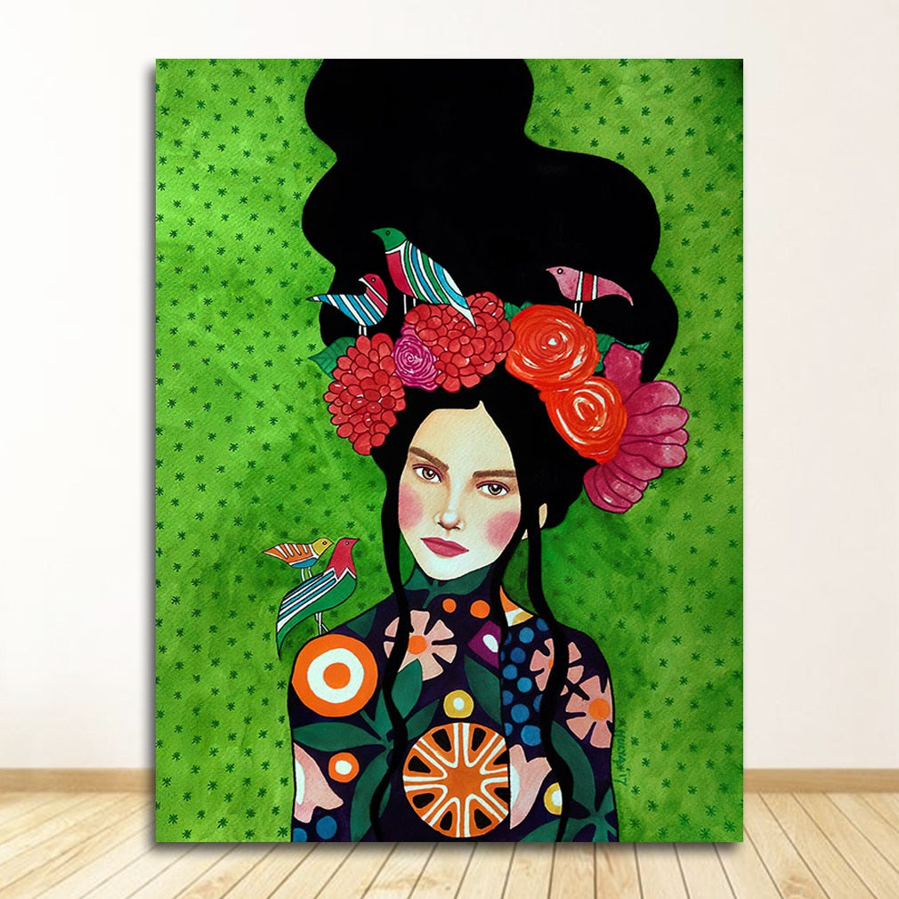 CORX Designs - Woman Big Hair Art Canvas - Review