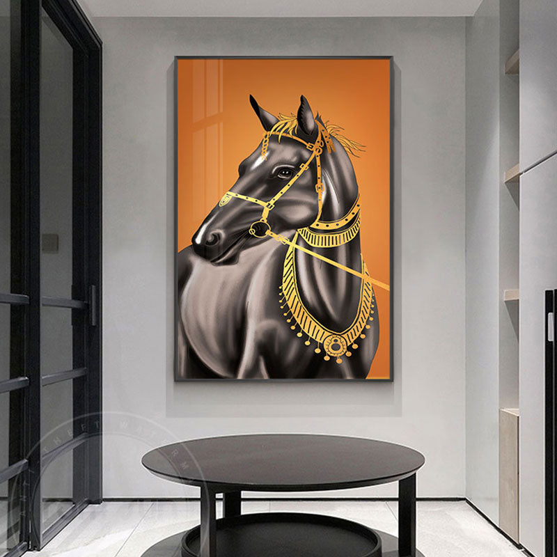 CORX Designs - Modern Horse Orange Canvas Art - Review