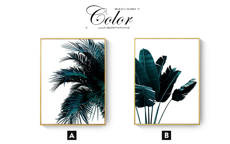 CORX Designs - Tropical Plant Plantain Leaves Canvas Art - Review
