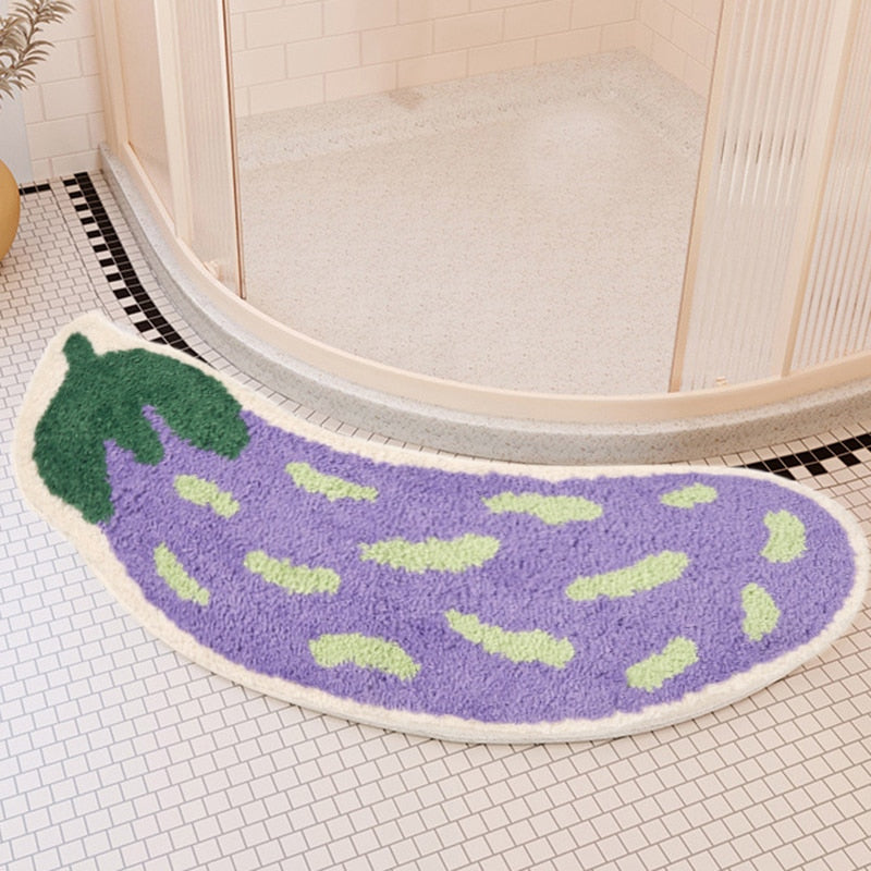 CORX Designs - Arc-shaped Banana Eggplant Rug - Review
