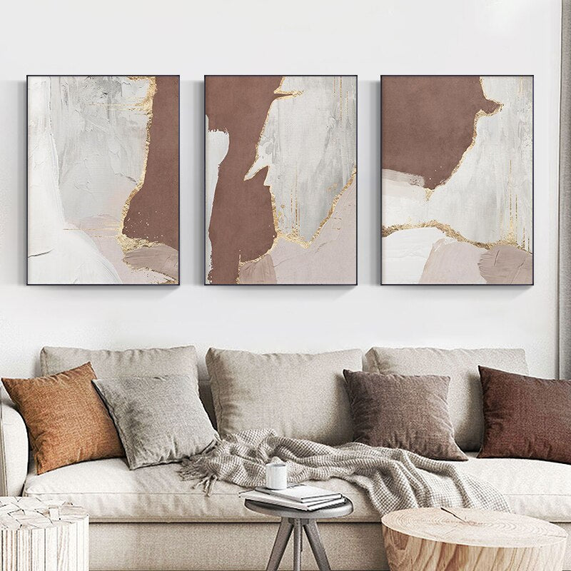 CORX Designs - Green White Gold Marble Canvas Art - Review