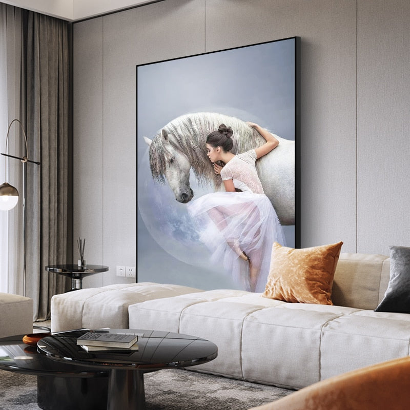 CORX Designs - Ballet Dancer with Horse Canvas Art - Review