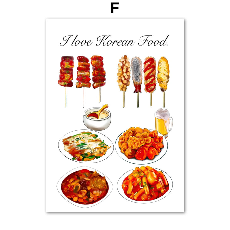 CORX Designs - Korean Food Gimbap Budae Jjigae Canvas Art - Review