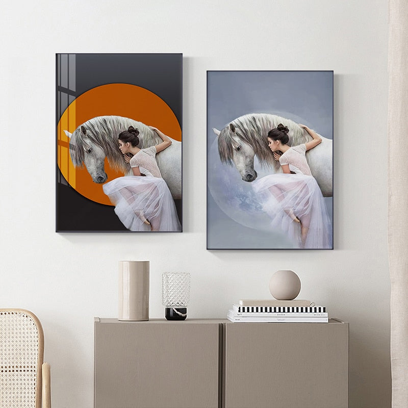 CORX Designs - Ballet Dancer with Horse Canvas Art - Review