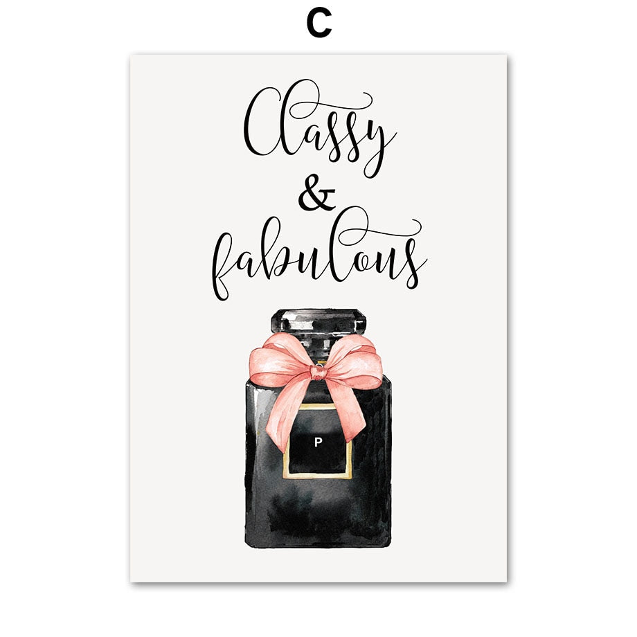 CORX Designs - Fashion Book Cat Dog Perfume Flowers Wall Art Canvas - Review