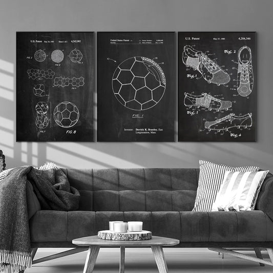 CORX Designs - Football Shoes Blueprint Canvas Art - Review