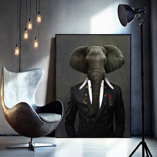 CORX Designs - Animal with Suit Canvas Art - Review