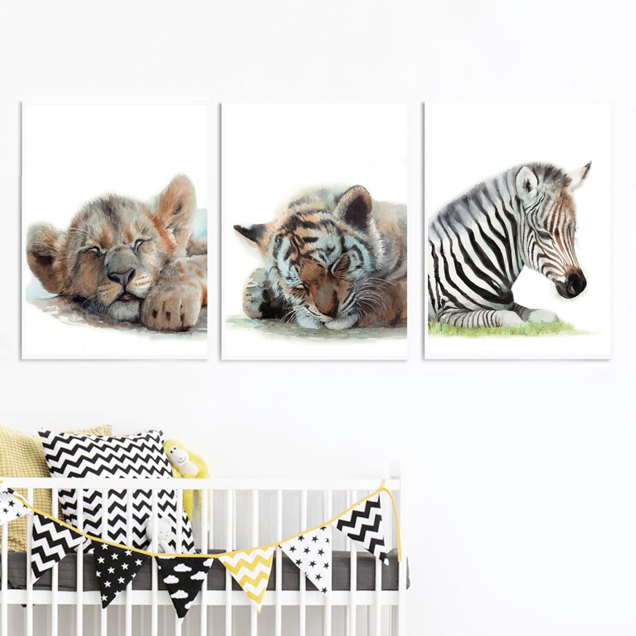 CORX Designs - Cute Sleeping Animal Canvas Art - Review