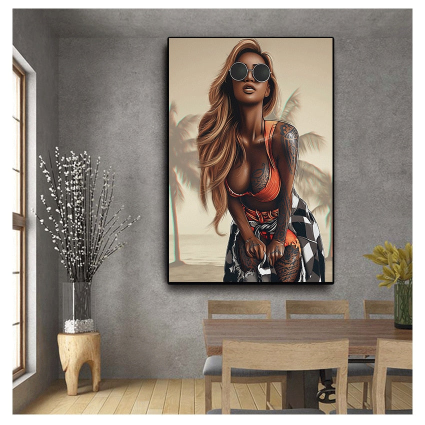 CORX Designs - Pop Art Sexy Tattoo Woman Canvas - Review
