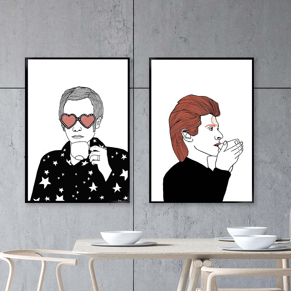 CORX Designs - Black and White Queen Band Canvas Art - Review