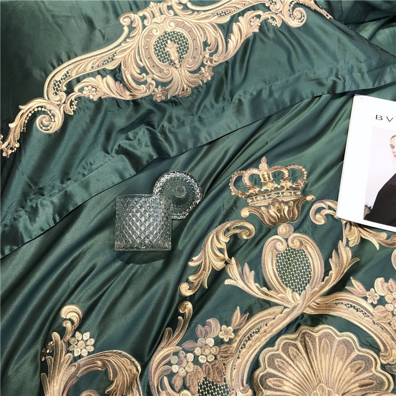 CORX Designs - Sylvan Damask Sateen Duvet Cover Bedding Set - Review