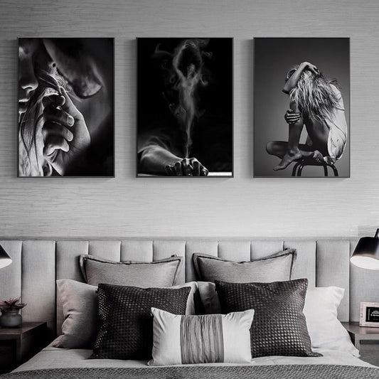 CORX Designs - Black and White Woman Portrait Canvas Art - Review