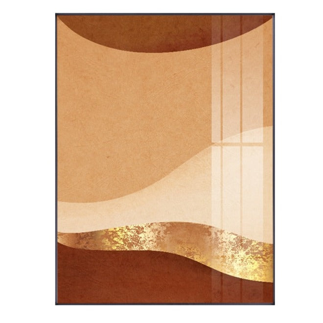 CORX Designs - Abstract Beige Orange Brown Autumn Canvas Art - Review