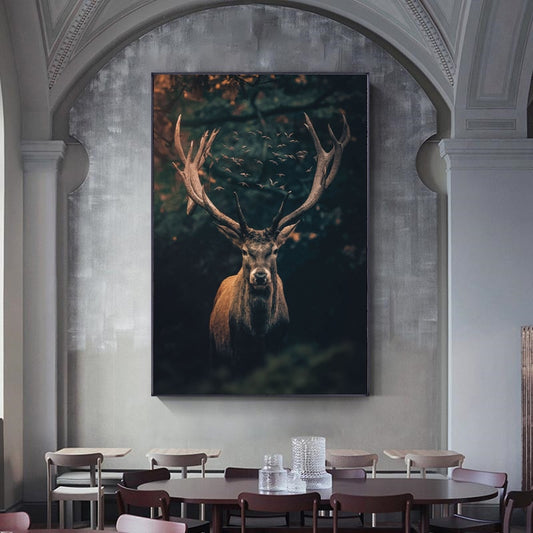 CORX Designs - Brown Elk Forest Canvas Art - Review