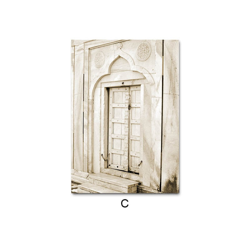 CORX Designs - Modern Islamic Beige Landscape Canvas Art - Review