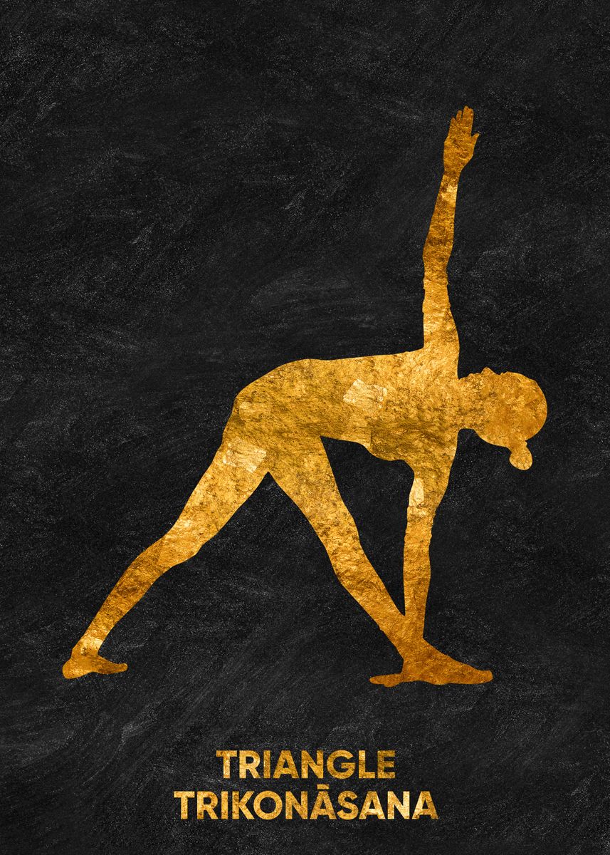 CORX Designs - Yoga Pose Gold Canvas Art - Review