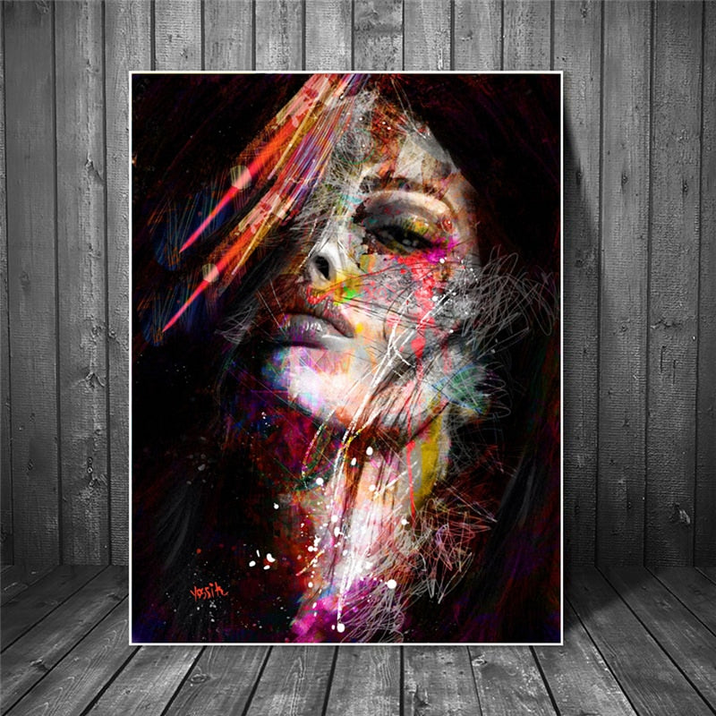 CORX Designs - Abstract Girl Graffiti Canvas Art - Review