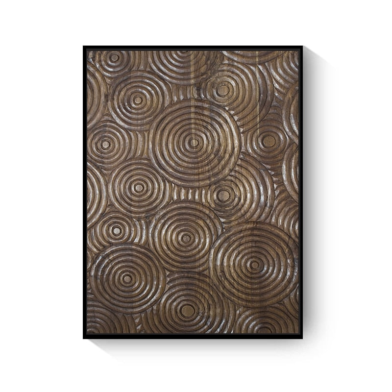 CORX Designs - Retro Black Gold Wood Art Canvas - Review