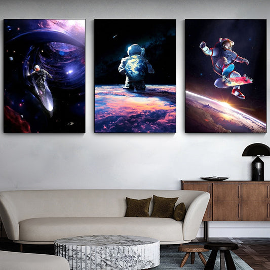 CORX Designs - Astronaut Extreme Sports Canvas Art - Review