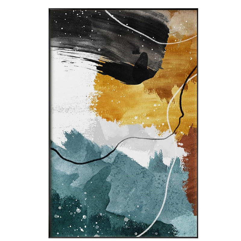 CORX Designs - Abstract Gold Foil Canvas Art - Review