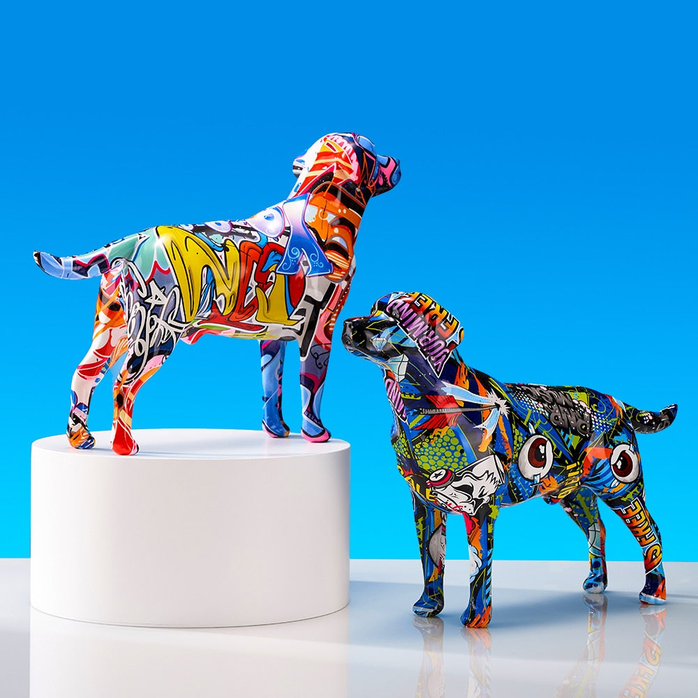 CORX Designs - Graffiti Labrador Resin Statue - Review