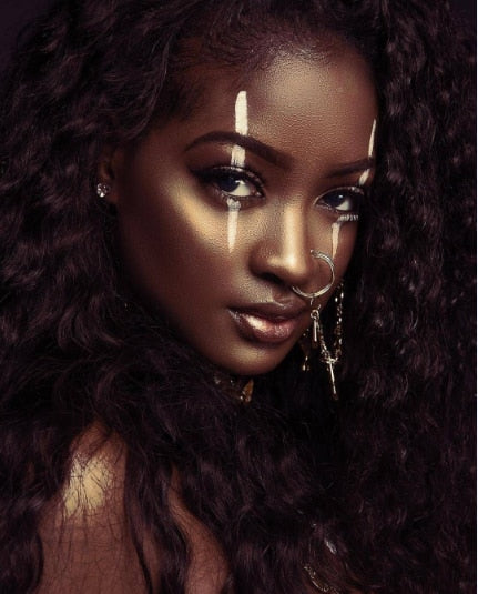 CORX Designs - African Woman Fashion Gold And Silver Canvas Art - Review