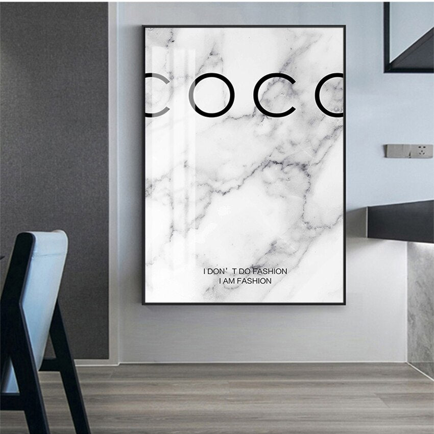 CORX Designs - Black and White I Don't Do Fashion I Am Fashion Canvas Art - Review