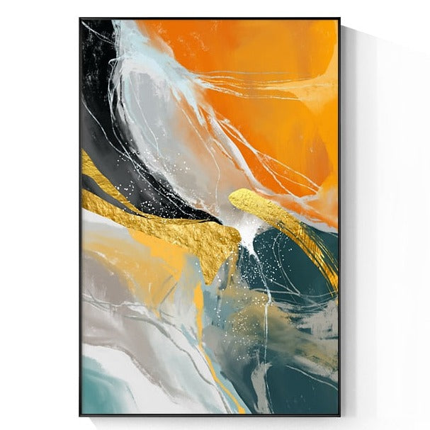 CORX Designs - Abstract Gold Foil Canvas Art - Review