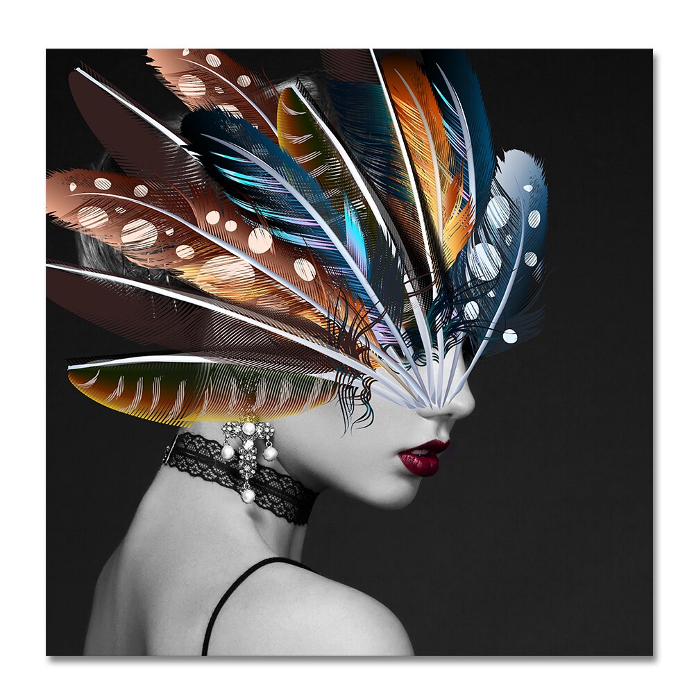 CORX Designs - Girl with Feather Canvas Art - Review