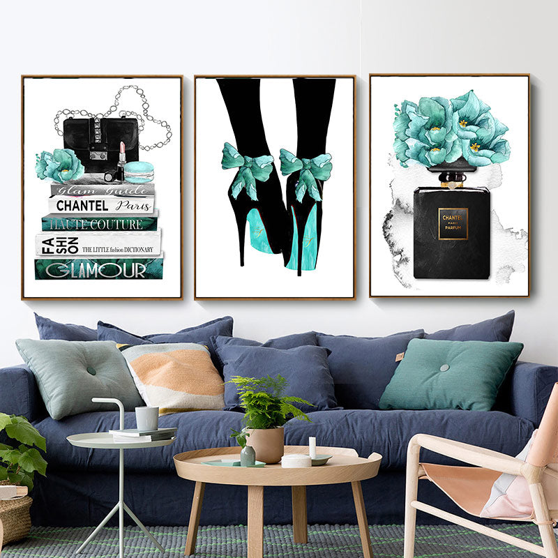 CORX Designs - Black & Blue Women Stuff Canvas Art - Review
