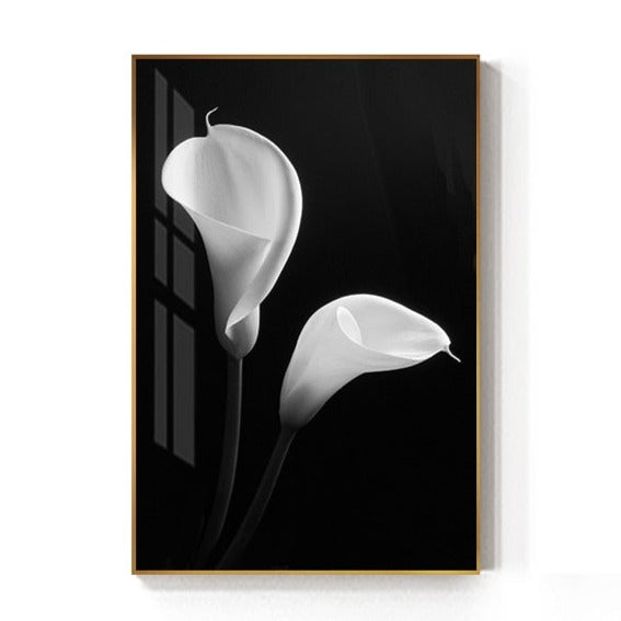 CORX Designs - Black And White Tulip Flower Canvas Art - Review